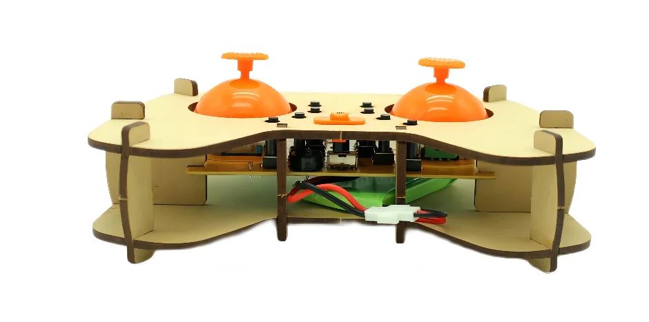 DIY Mini Wooden Drone RC Quadcopter Building STEM Kits for Kids or Beginner, School Educational Science Kits Remote Control