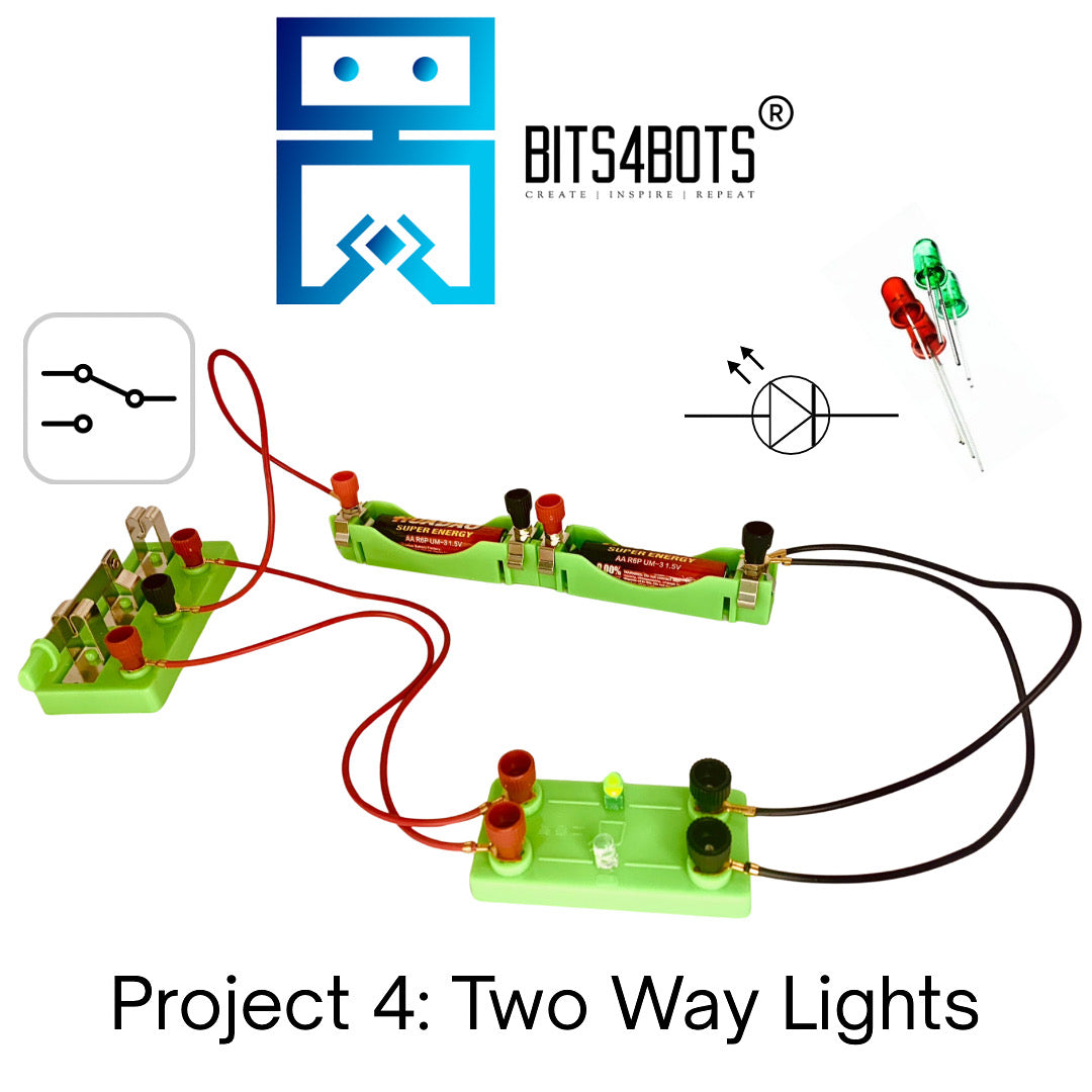 Basic Electronics Discovery Circuit & Wind Car STEM Kit for Students