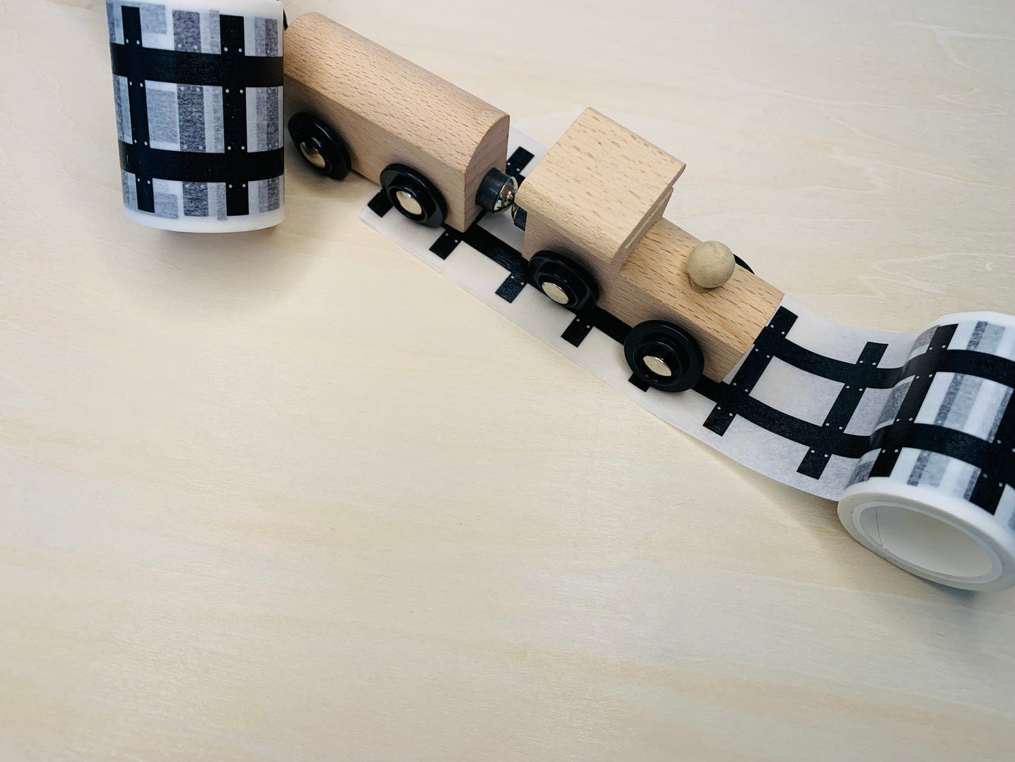 DIY Road & Train Track Adhesive Tape Set