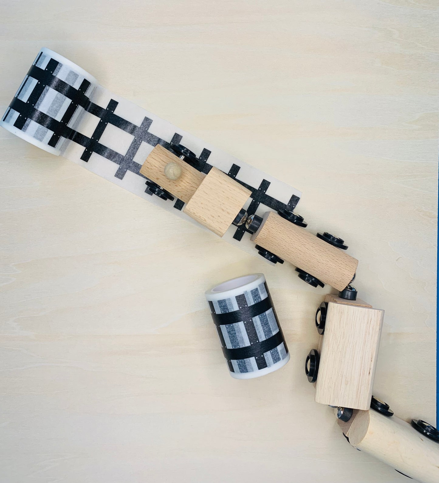 DIY Road & Train Track Adhesive Tape Set