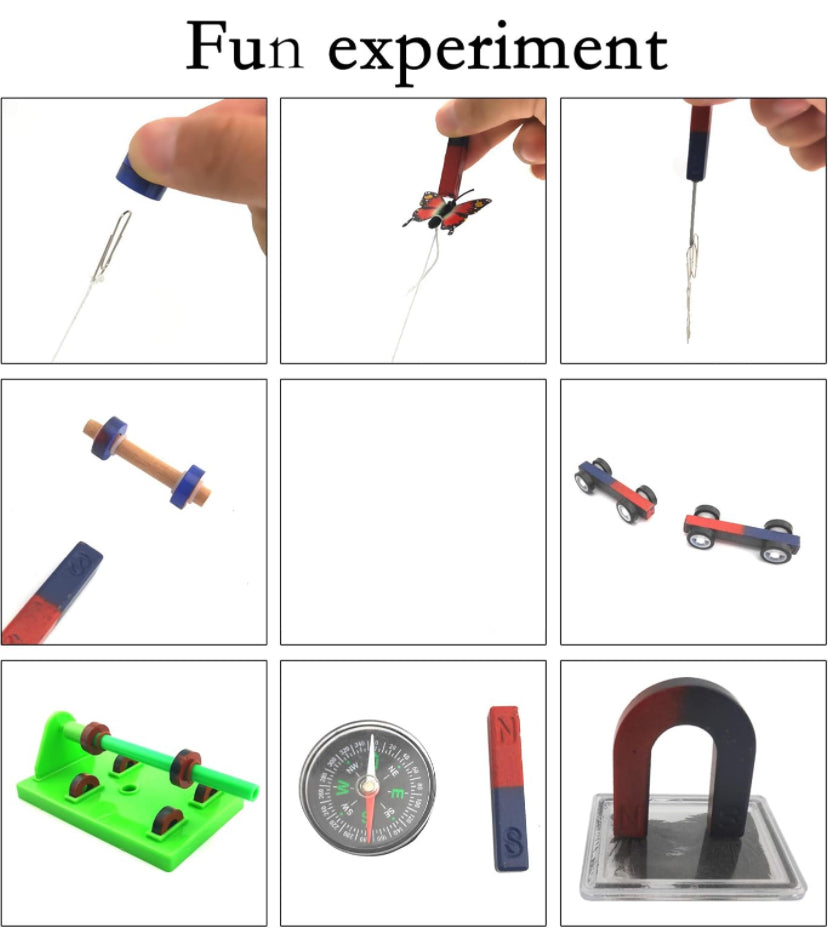Learning Magnet Rotating Magnet Educational Learning STEM Kit with Instructions – bits4bots