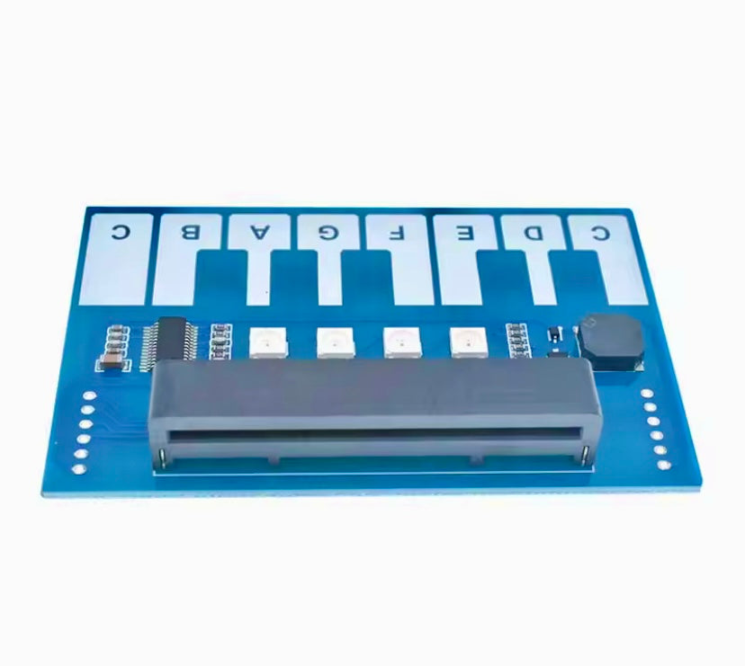 micro:bit Expansion Board Mini Piano Music Expansion Board Fun Colorful RGB Lights/Buzzer/Keypad I2C Interface Communication