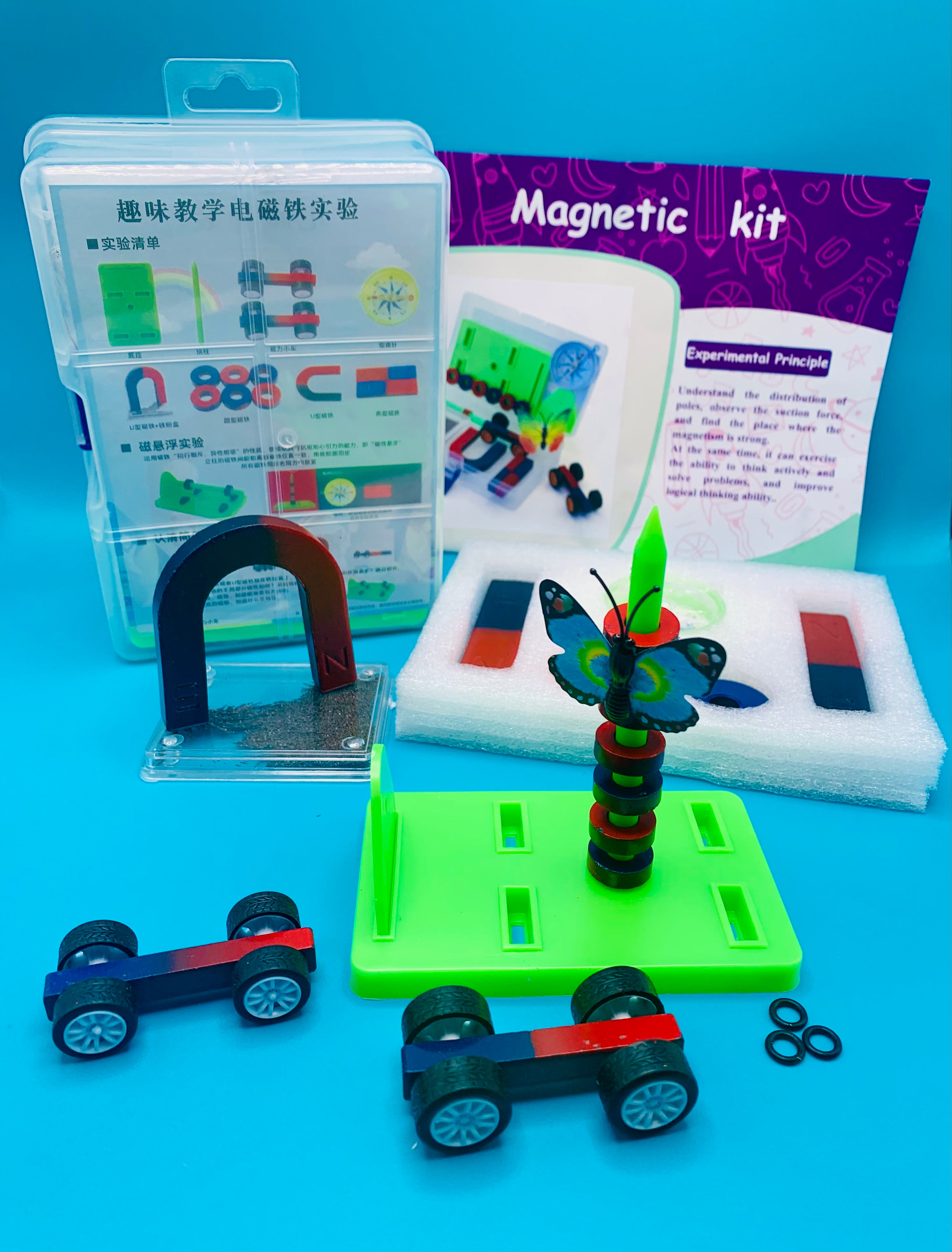 Magnet Educational Learning STEM Kit with Instructions – bits4bots