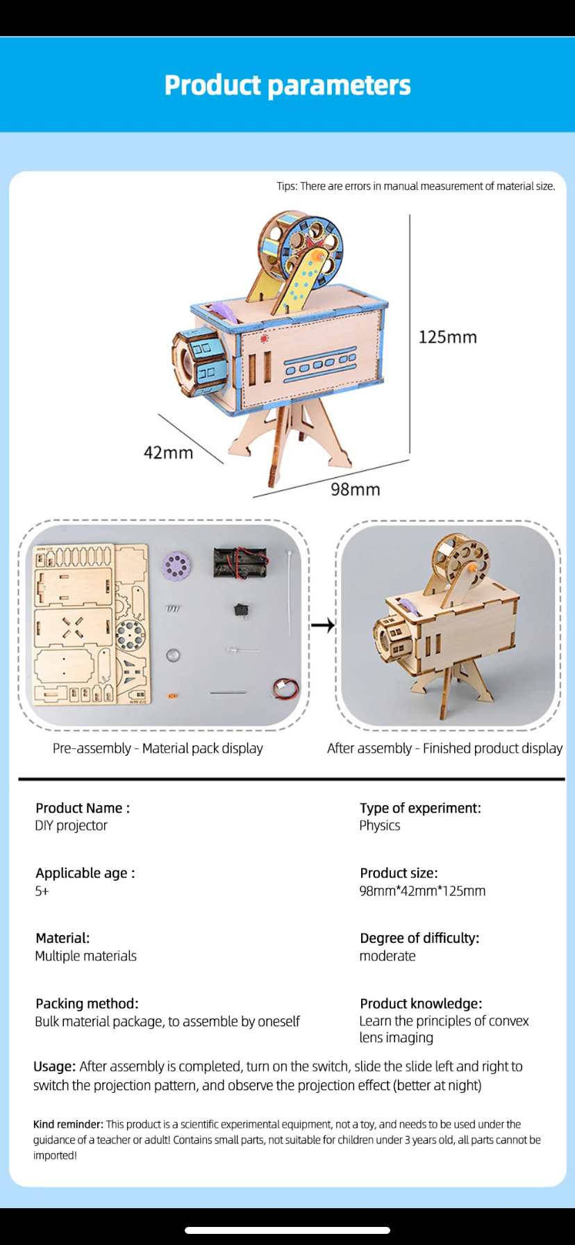 Homemade DIY Projector