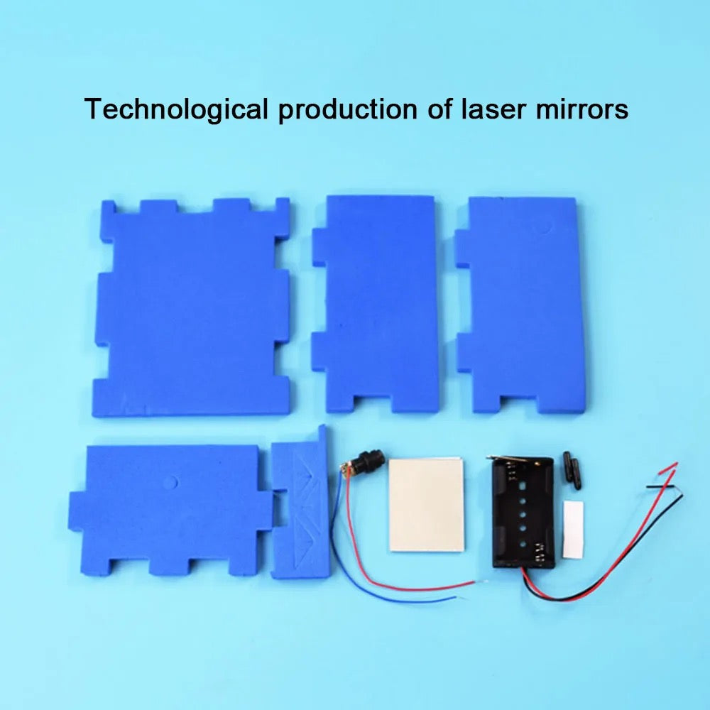 Laser Reflection STEM Law of light  DIY Kit Kids Science Experiment