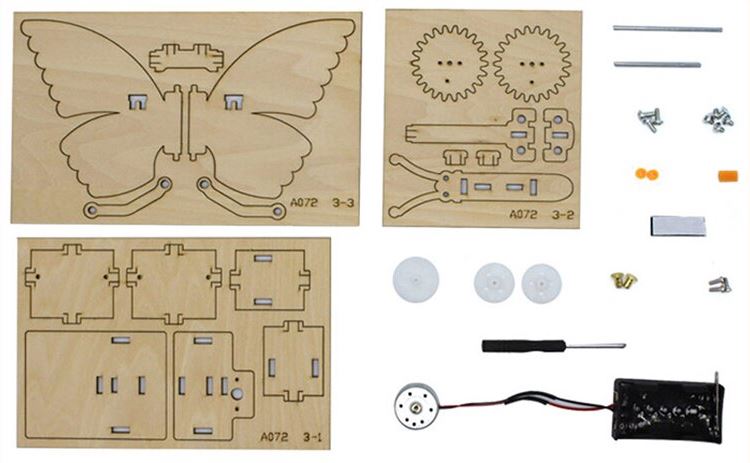 DIY Electric Butterfly STEM Kit