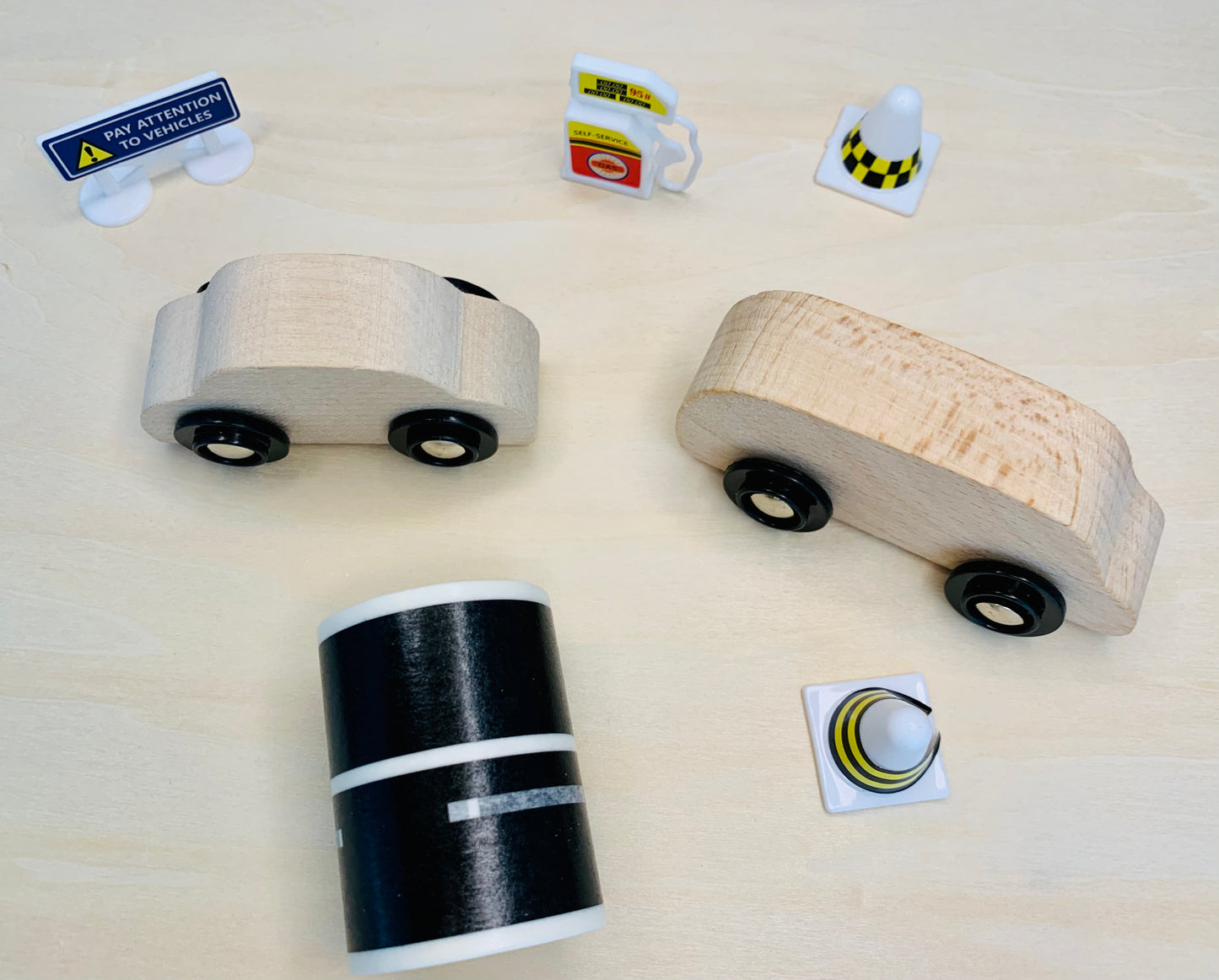 Juego de cintas adhesivas DIY para vías de tren y carretera